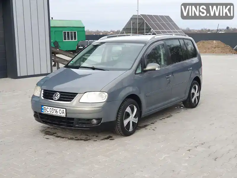 Мінівен Volkswagen Touran 2004 1.6 л. Автомат обл. Волинська, Нововолинськ - Фото 1/21