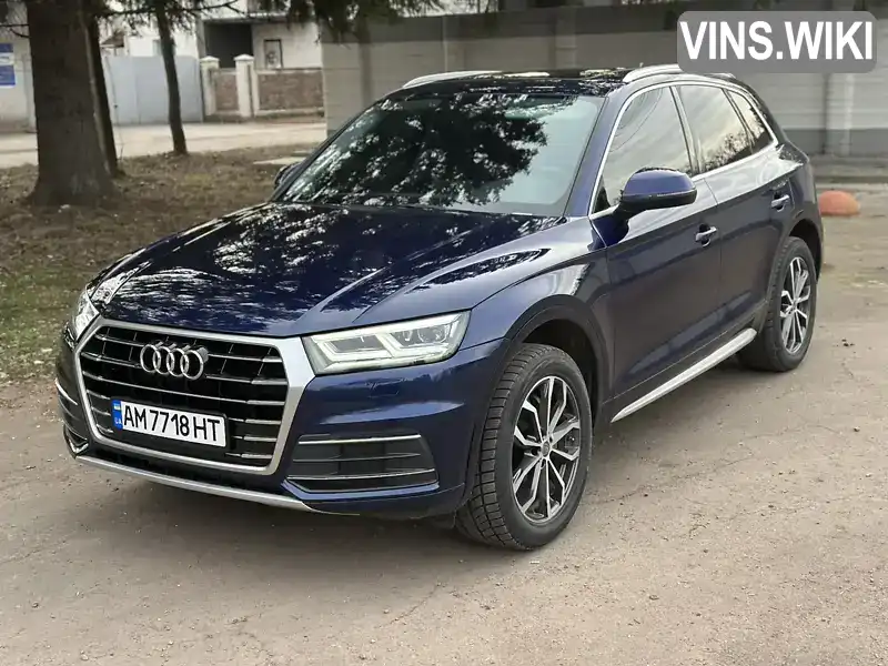 Позашляховик / Кросовер Audi Q5 2018 1.98 л. Автомат обл. Житомирська, Коростень - Фото 1/21