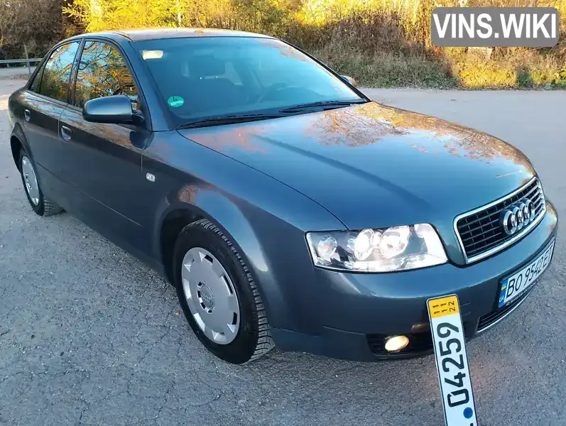 Седан Audi A4 2002 1.6 л. Ручна / Механіка обл. Тернопільська, Тернопіль - Фото 1/21