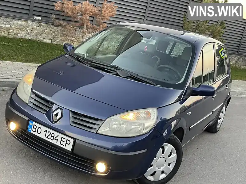 Мінівен Renault Scenic 2005 1.6 л. Ручна / Механіка обл. Тернопільська, Теребовля - Фото 1/21