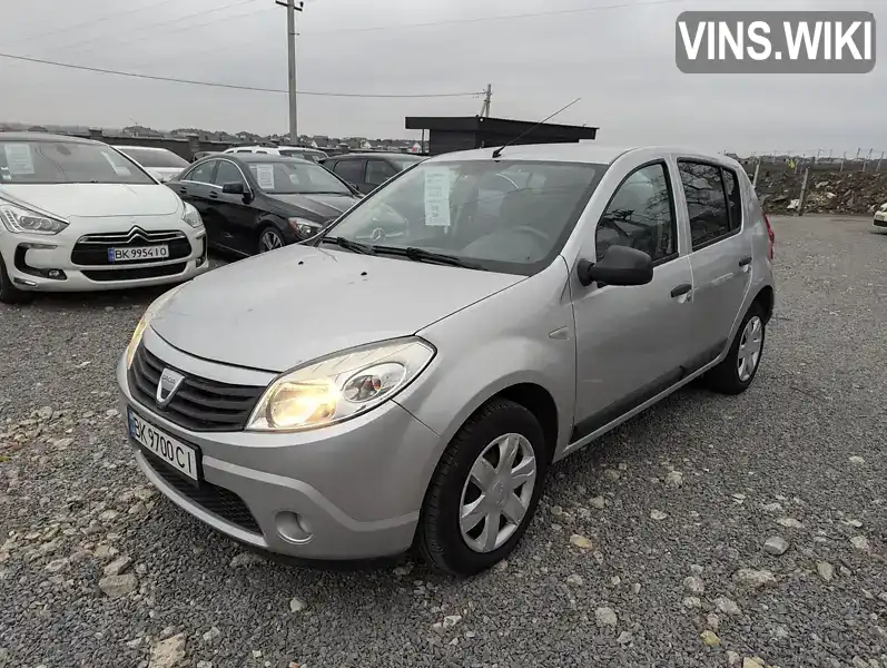 Хэтчбек Dacia Sandero 2011 1.15 л. Ручная / Механика обл. Ровенская, Ровно - Фото 1/21