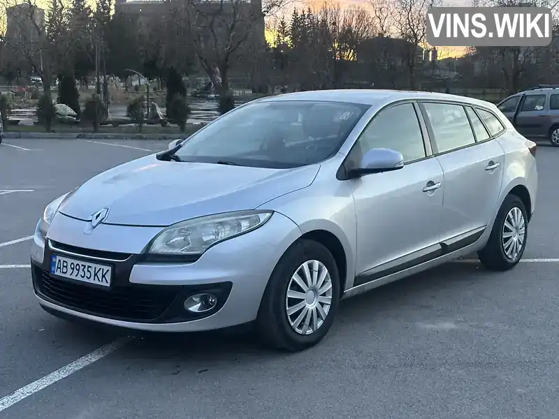 Універсал Renault Megane 2012 1.46 л. Ручна / Механіка обл. Вінницька, Хмільник - Фото 1/19