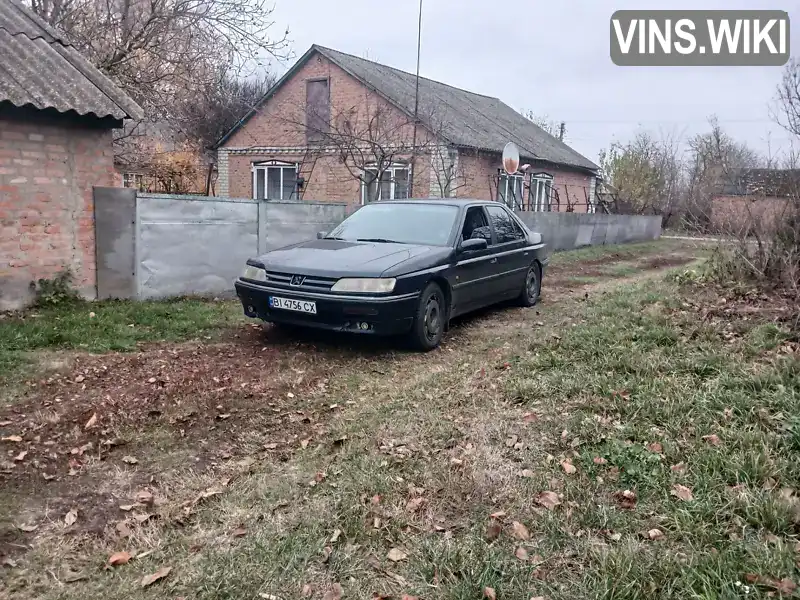 Седан Peugeot 605 1991 3 л. Ручна / Механіка обл. Полтавська, Лубни - Фото 1/3