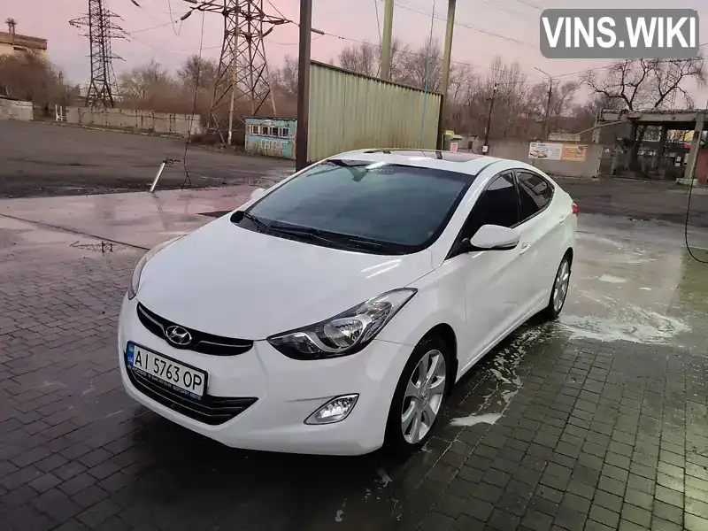 Седан Hyundai Elantra 2012 1.8 л. Автомат обл. Запорізька, Запоріжжя - Фото 1/8