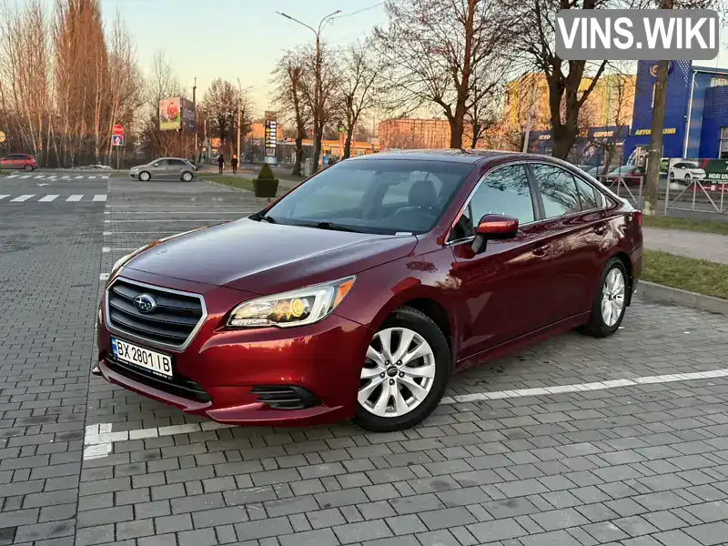 Седан Subaru Legacy 2015 2.5 л. Автомат обл. Хмельницька, Хмельницький - Фото 1/21