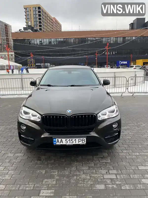 Позашляховик / Кросовер BMW X6 2016 2.98 л. Автомат обл. Київська, Київ - Фото 1/21