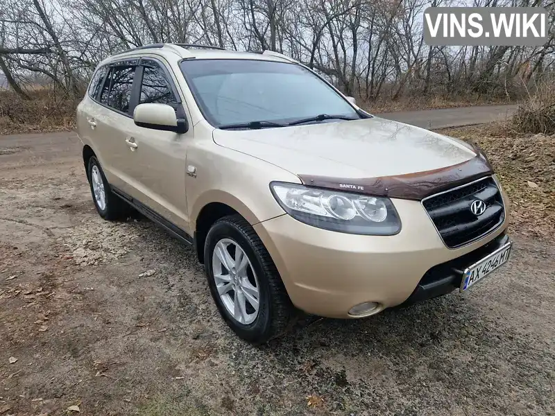 Позашляховик / Кросовер Hyundai Santa FE 2006 2.66 л. Автомат обл. Харківська, Харків - Фото 1/21