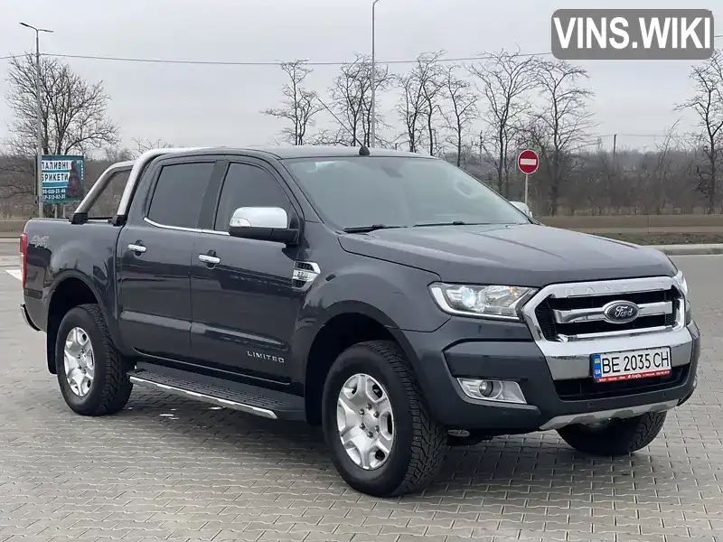 Пікап Ford Ranger 2017 2.2 л. Автомат обл. Миколаївська, Миколаїв - Фото 1/21