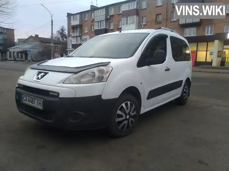 Мінівен Peugeot Partner 2009 1.6 л. Ручна / Механіка обл. Черкаська, Сміла - Фото 1/9