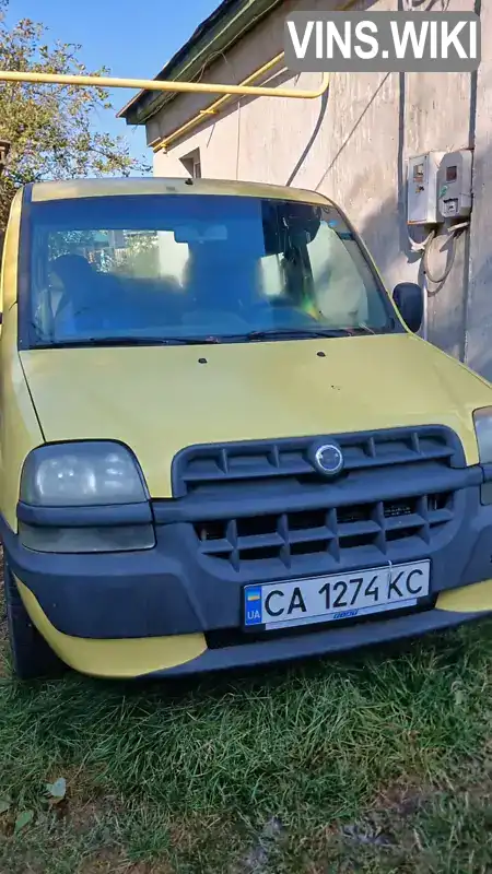 Мінівен Fiat Doblo 2003 1.91 л. Ручна / Механіка обл. Черкаська, Черкаси - Фото 1/21