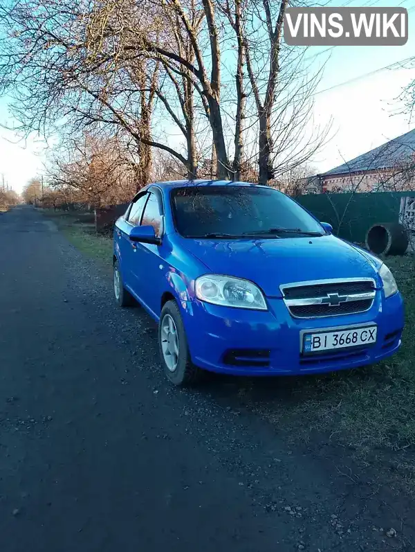 Седан Chevrolet Aveo 2006 null_content л. Ручна / Механіка обл. Полтавська, Карлівка - Фото 1/9