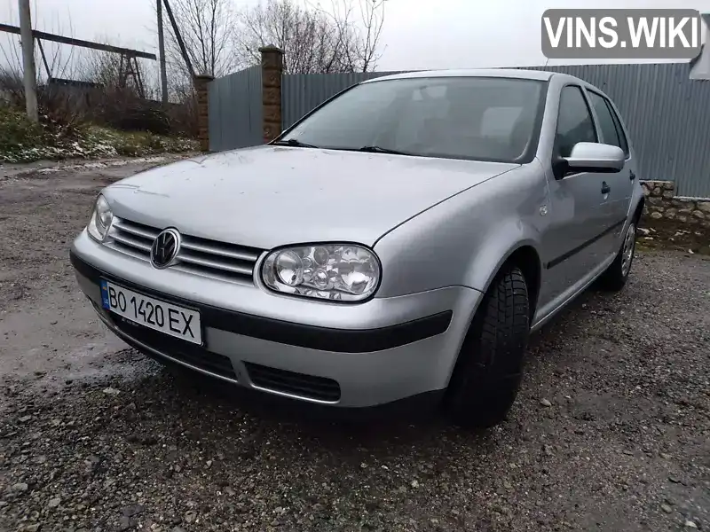 Хетчбек Volkswagen Golf 2002 1.39 л. Ручна / Механіка обл. Тернопільська, Зборів - Фото 1/11