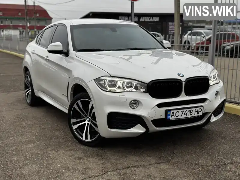 Позашляховик / Кросовер BMW X6 2017 2.99 л. Автомат обл. Київська, Київ - Фото 1/11