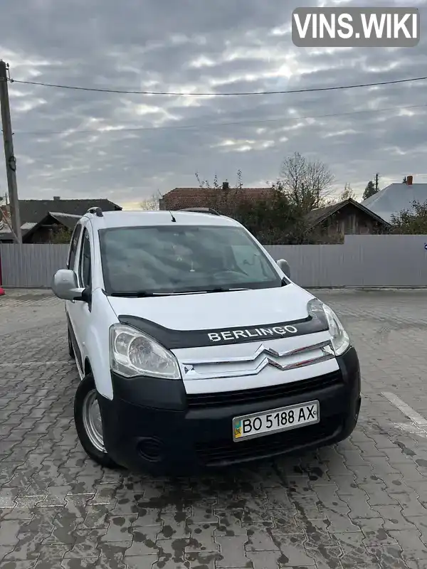 Минивэн Citroen Berlingo 2009 1.56 л. Ручная / Механика обл. Тернопольская, Монастыриска - Фото 1/10