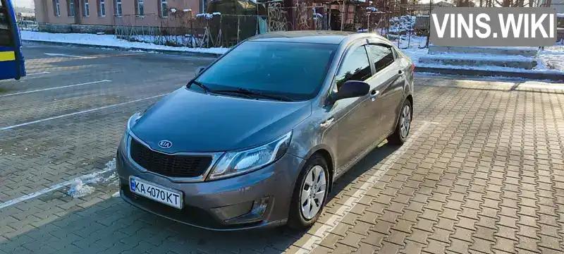 Седан Kia Rio 2012 1.4 л. Автомат обл. Чернігівська, Чернігів - Фото 1/10