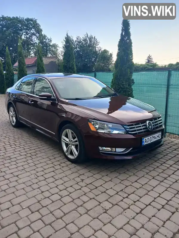 Седан Volkswagen Passat 2014 1.97 л. Автомат обл. Закарпатська, Мукачево - Фото 1/21