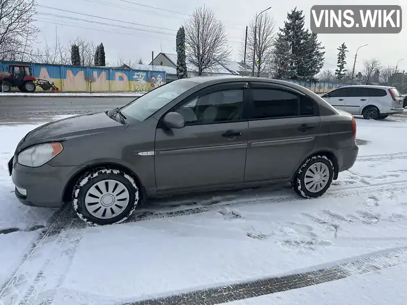 Седан Hyundai Accent 2008 1.4 л. Ручна / Механіка обл. Хмельницька, Хмельницький - Фото 1/15