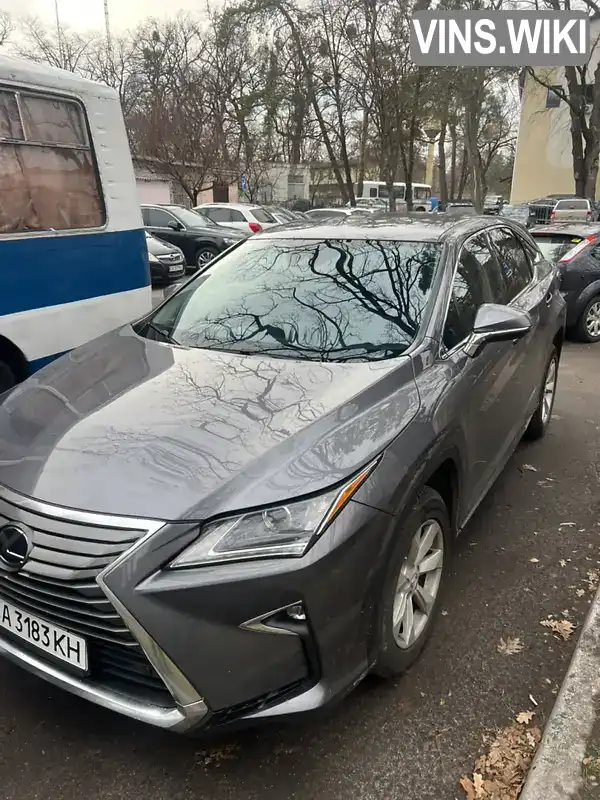 2T2BZMCA7HC096670 Lexus RX 2017 Внедорожник / Кроссовер 3.46 л. Фото 2