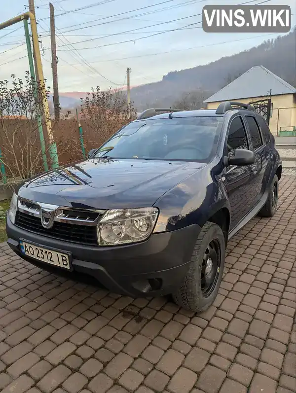 Внедорожник / Кроссовер Dacia Duster 2012 1.6 л. Ручная / Механика обл. Закарпатская, Свалява - Фото 1/17