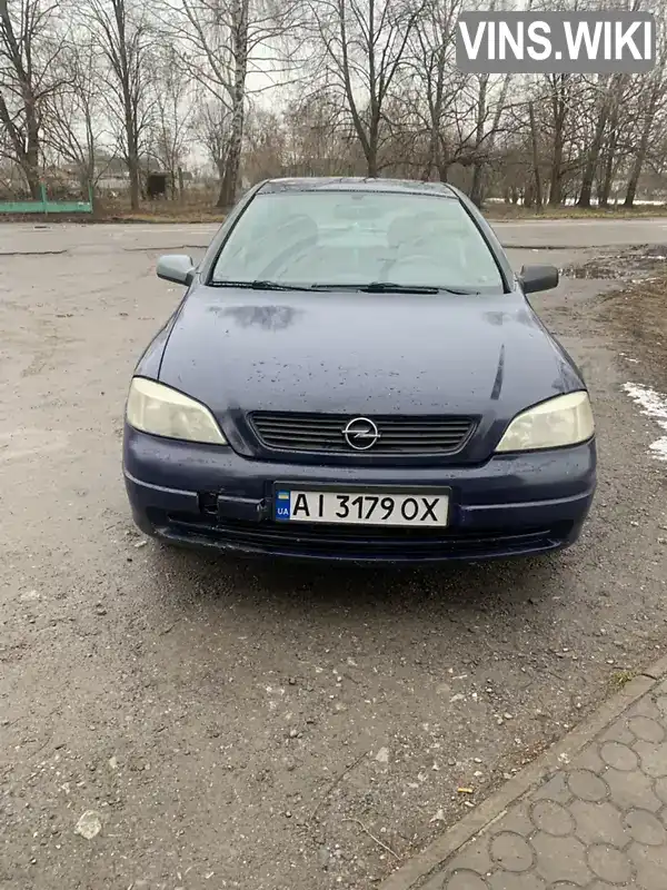 Хэтчбек Opel Astra 2002 1.2 л. Ручная / Механика обл. Киевская, Кагарлык - Фото 1/12