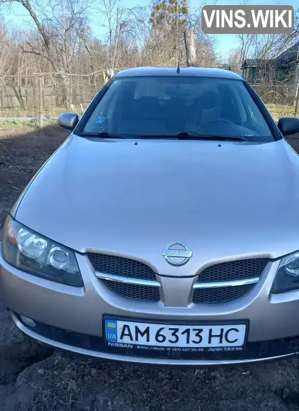 Седан Nissan Almera 2005 1.5 л. Ручная / Механика обл. Житомирская, Житомир - Фото 1/15