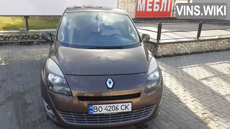 Мінівен Renault Grand Scenic 2010 1.46 л. Ручна / Механіка обл. Тернопільська, Тернопіль - Фото 1/21