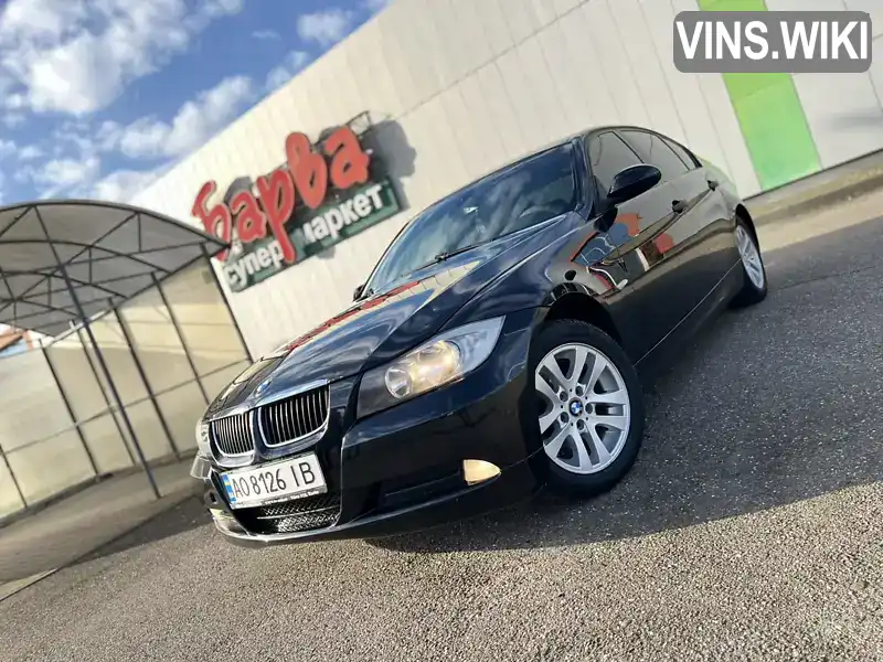 Седан BMW 3 Series 2006 2 л. Ручна / Механіка обл. Закарпатська, Виноградів - Фото 1/21