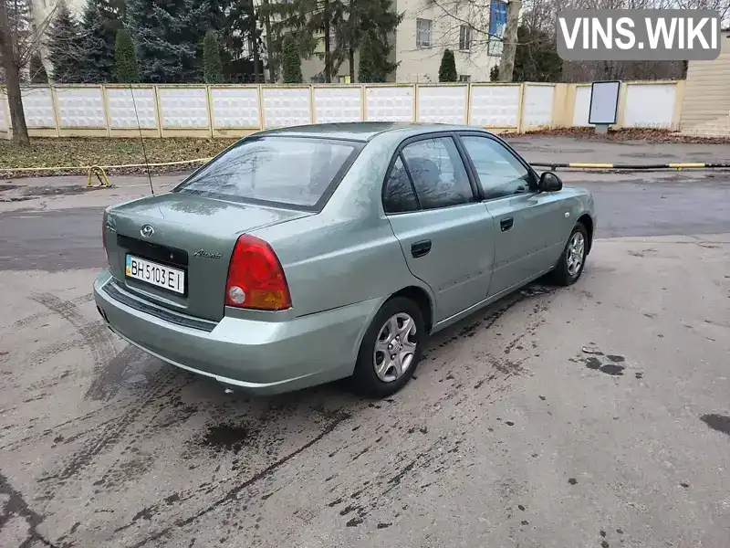 Седан Hyundai Accent 2003 null_content л. Ручная / Механика обл. Одесская, Одесса - Фото 1/8