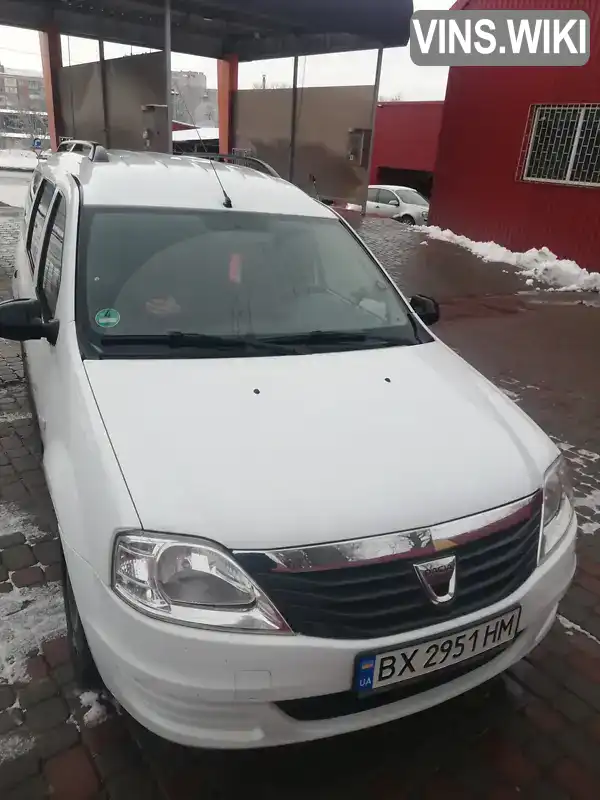 Седан Dacia Logan 2012 1.6 л. Ручная / Механика обл. Хмельницкая, Хмельницкий - Фото 1/7