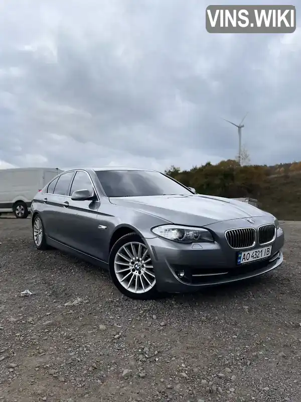 Седан BMW 5 Series 2012 3 л. Автомат обл. Закарпатська, Мукачево - Фото 1/21