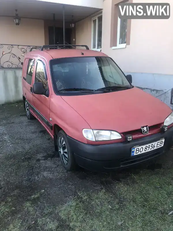 Минивэн Peugeot Partner 2000 1.87 л. Ручная / Механика обл. Тернопольская, Тернополь - Фото 1/7