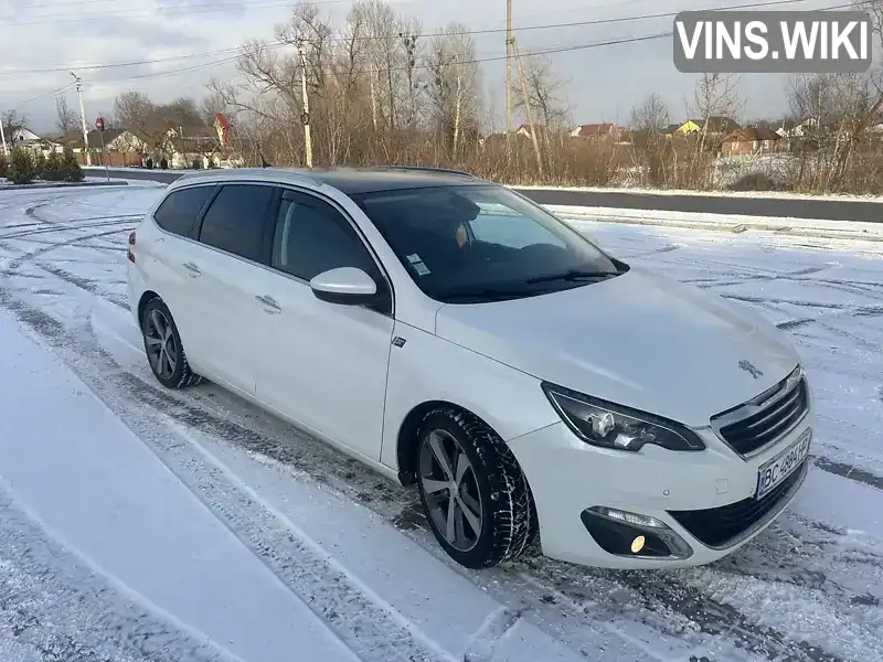 Универсал Peugeot 308 2015 2 л. Автомат обл. Львовская, Мостиска - Фото 1/15