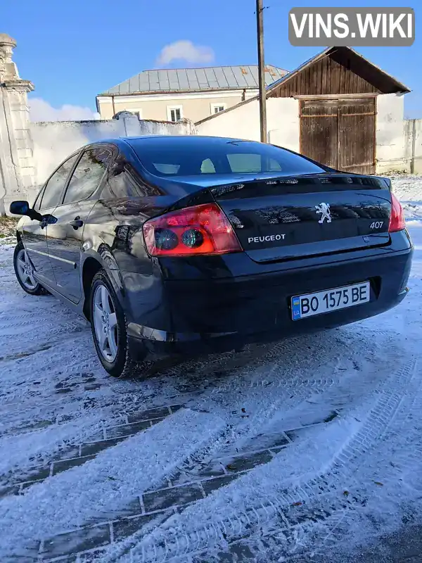 Седан Peugeot 407 2006 1.75 л. Ручна / Механіка обл. Тернопільська, Тернопіль - Фото 1/21