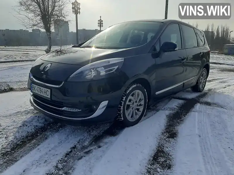 Мінівен Renault Grand Scenic 2012 1.6 л. Ручна / Механіка обл. Рівненська, Костопіль - Фото 1/21