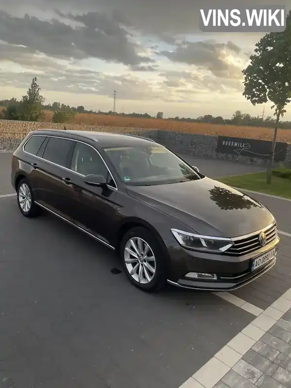 Універсал Volkswagen Passat 2015 1.97 л. Автомат обл. Закарпатська, Мукачево - Фото 1/21