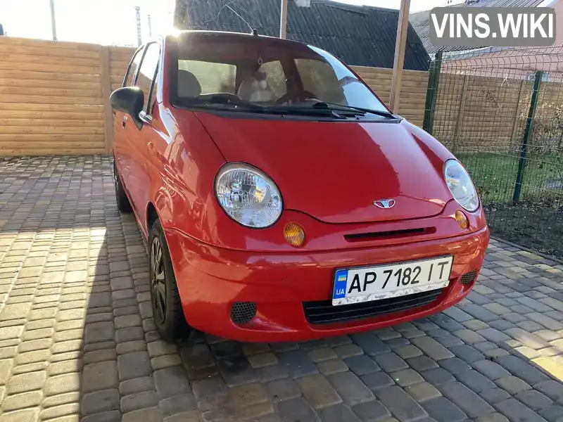 Хэтчбек Daewoo Matiz 2007 0.8 л. обл. Запорожская, Запорожье - Фото 1/7