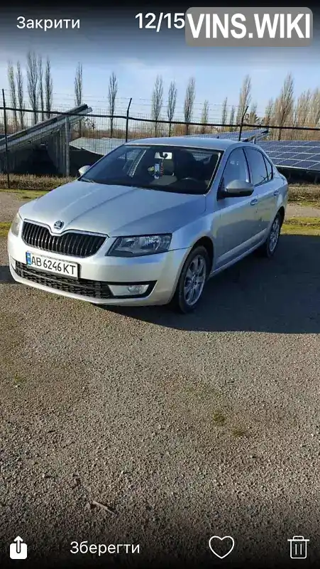 TMBAF7NE6G0229213 Skoda Octavia 2016 Ліфтбек 1.6 л. Фото 2