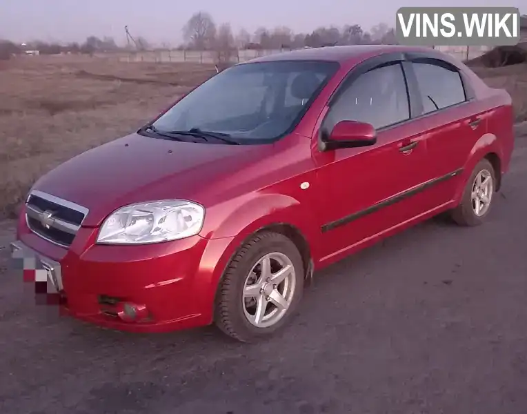 Седан Chevrolet Aveo 2008 1.5 л. Ручная / Механика обл. Черниговская, Ичня - Фото 1/6