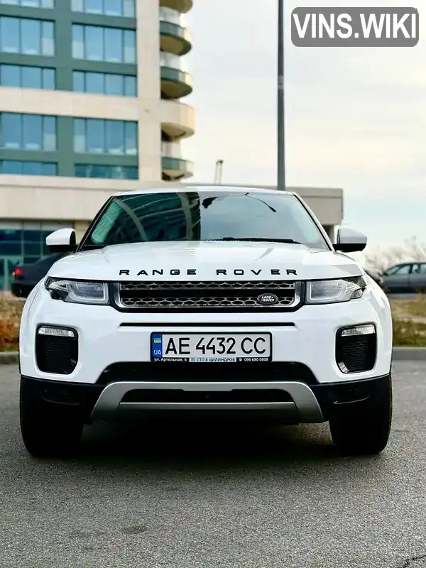 Позашляховик / Кросовер Land Rover Range Rover Evoque 2016 2 л. Автомат обл. Дніпропетровська, Дніпро (Дніпропетровськ) - Фото 1/8