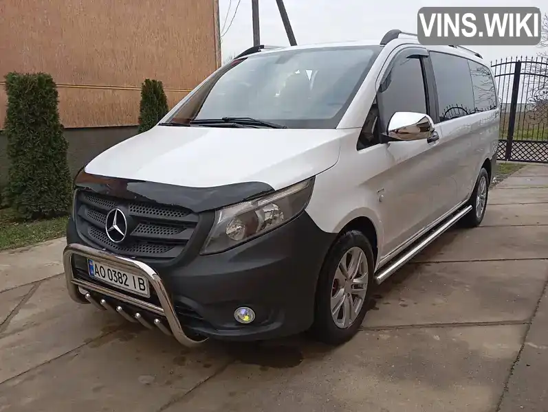 Мінівен Mercedes-Benz Vito 2016 1.6 л. Ручна / Механіка обл. Закарпатська, Виноградів - Фото 1/15