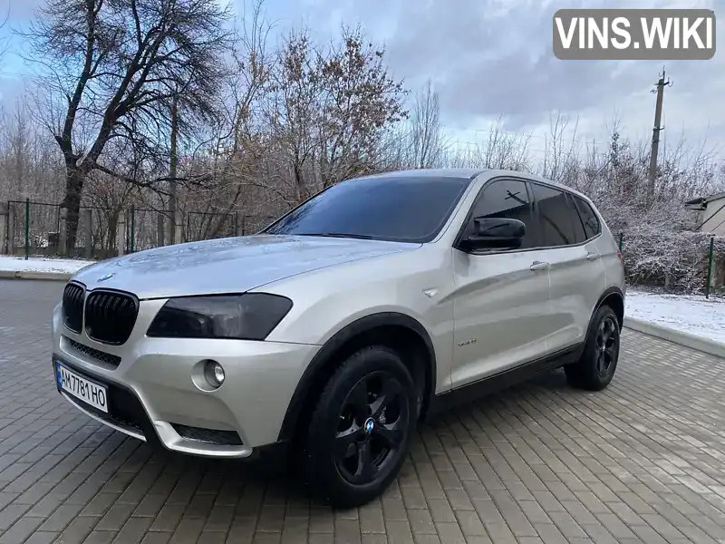 Внедорожник / Кроссовер BMW X3 2010 3 л. Автомат обл. Житомирская, Житомир - Фото 1/14