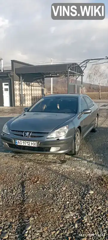 Седан Peugeot 607 2001 2.18 л. Ручная / Механика обл. Закарпатская, Виноградов - Фото 1/14