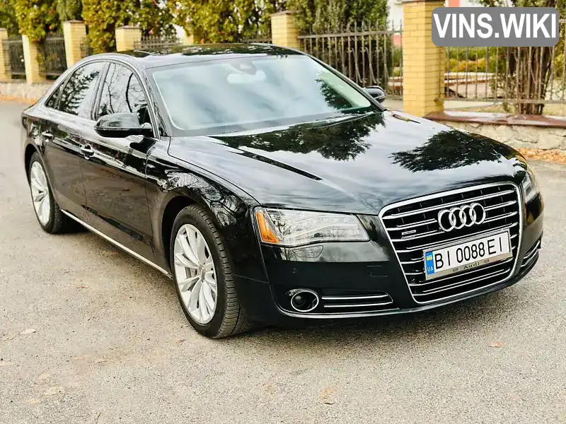 Седан Audi A8 2013 3 л. Автомат обл. Полтавская, Полтава - Фото 1/21