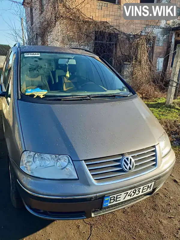 Мінівен Volkswagen Sharan 2008 2 л. Ручна / Механіка обл. Миколаївська, Березнегувате - Фото 1/21