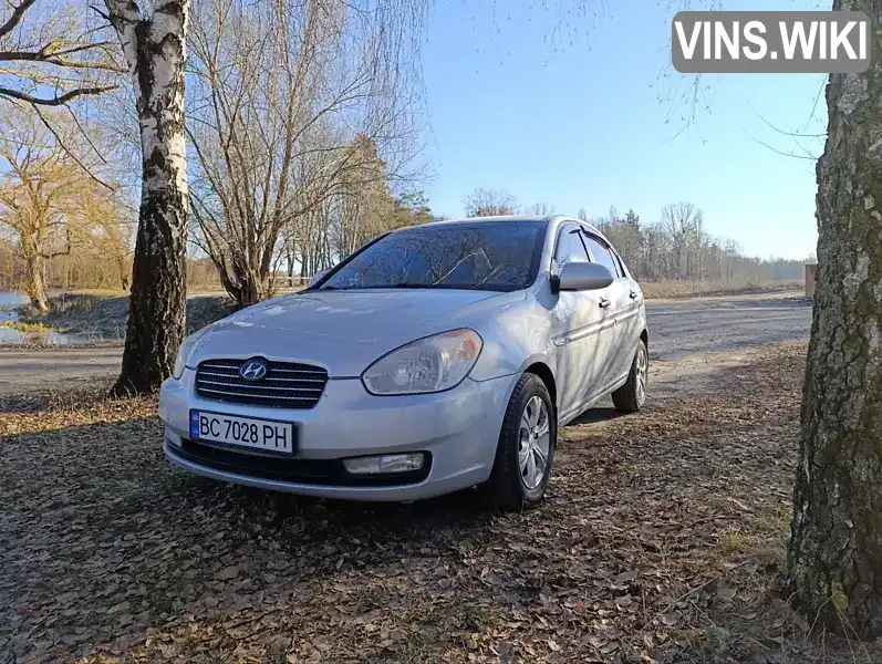 Седан Hyundai Accent 2009 1.4 л. Ручная / Механика обл. Киевская, Белая Церковь - Фото 1/16