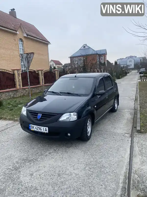 Седан Dacia Logan 2006 1.4 л. Ручна / Механіка обл. Рівненська, Вараш (Кузнецовськ) - Фото 1/17