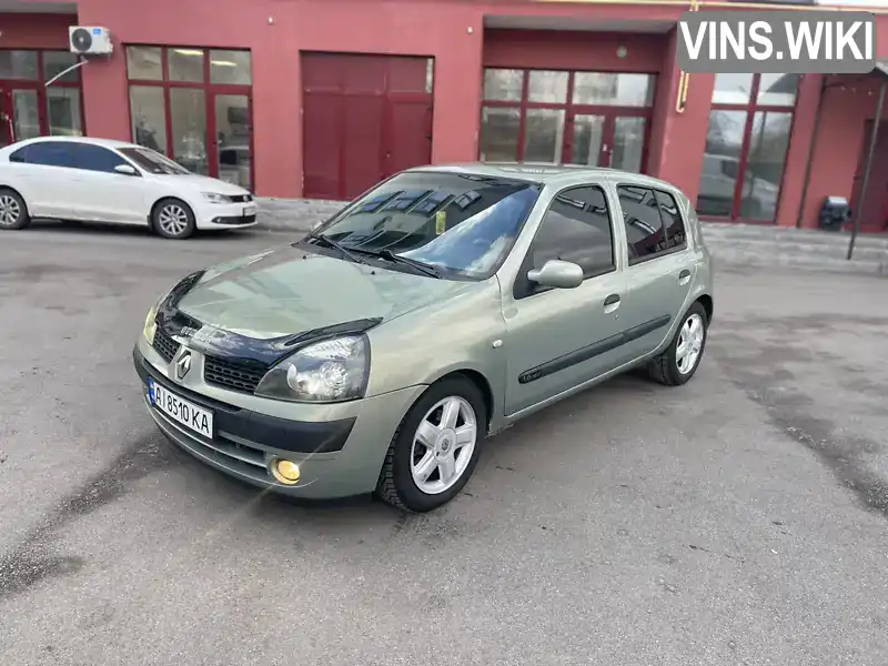 Хэтчбек Renault Clio 2003 1.6 л. Автомат обл. Киевская, Мироновка - Фото 1/21