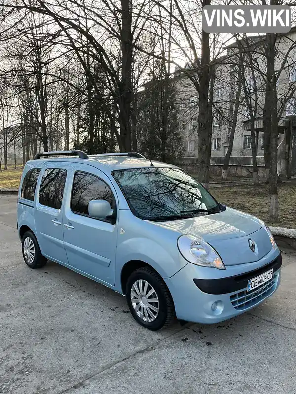 Мінівен Renault Kangoo 2011 1.6 л. Ручна / Механіка обл. Чернівецька, Чернівці - Фото 1/19