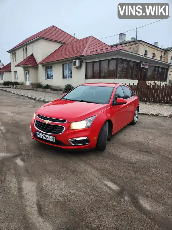 Седан Chevrolet Cruze 2014 1.4 л. обл. Николаевская, Вознесенск - Фото 1/9