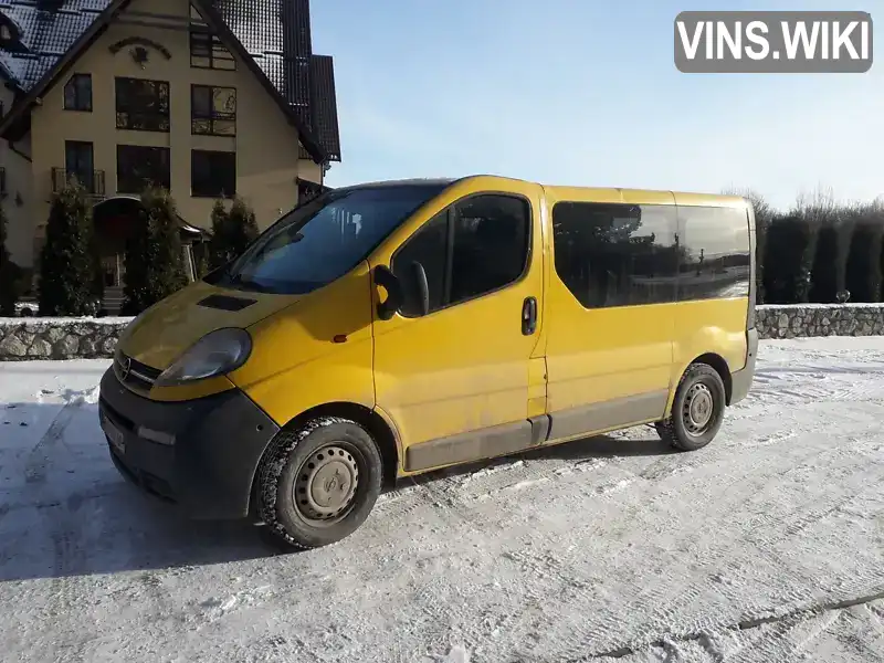 Мінівен Opel Vivaro 2004 1.87 л. Ручна / Механіка обл. Тернопільська, Тернопіль - Фото 1/18